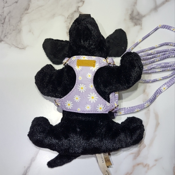 SlowTon No Pull Purple Floral Dog Harness & Leash Set Size XXS (2-2.6 lbs) EUC - Picture 9 of 13